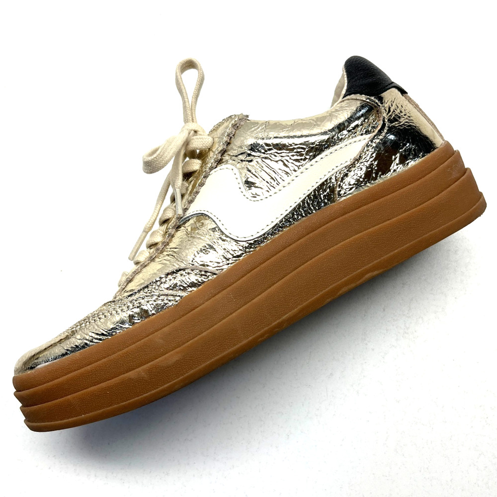 Dolce Vita Notice X Platform Sneaker gold size 6.5
